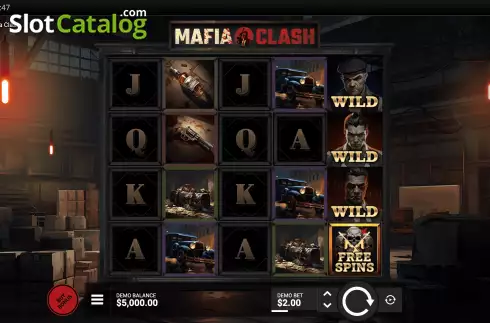 Οθόνη3. Mafia Clash Κουλοχέρης